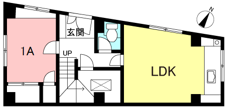 Stroll日本橋間取り図1F